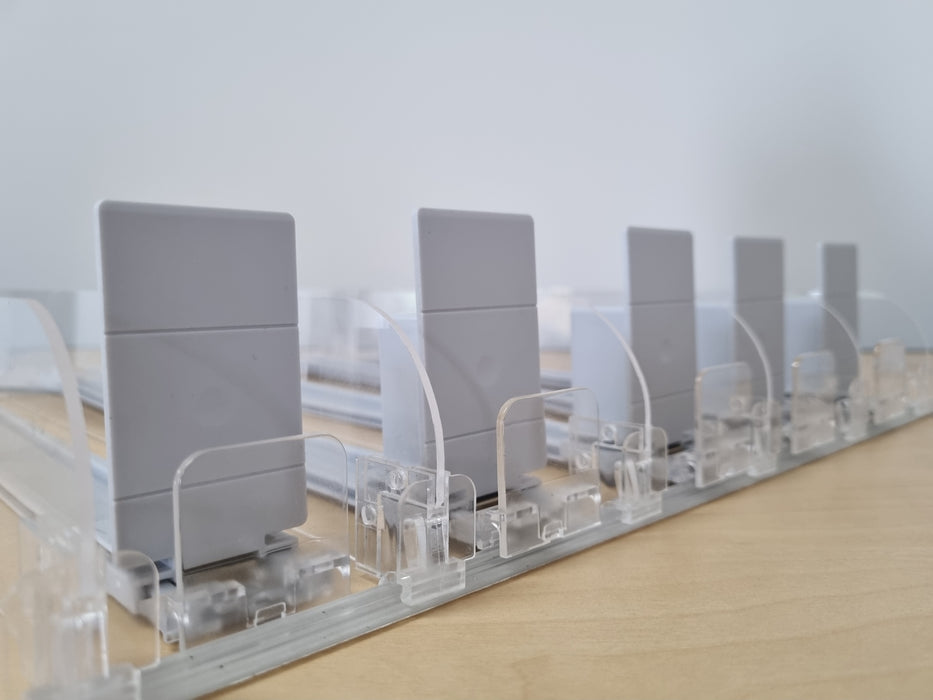 Acrylic Shelf Dividers with Pusher