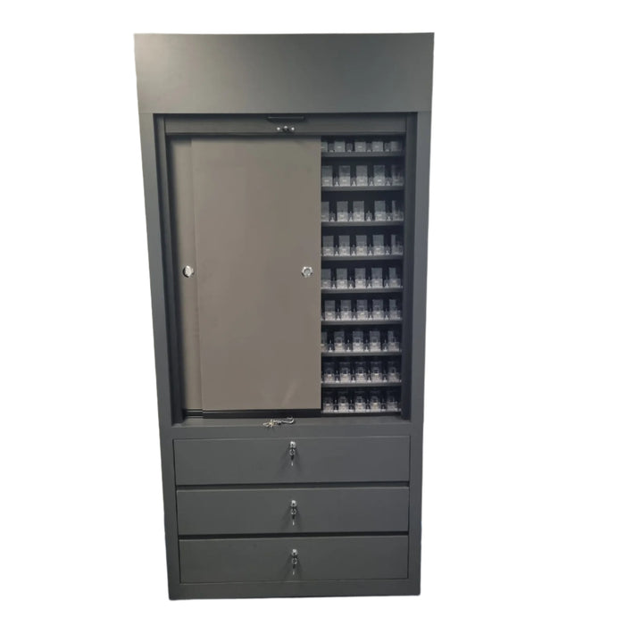 Lockable Full Height Cigarette Cabinet 2100x1000x500mm