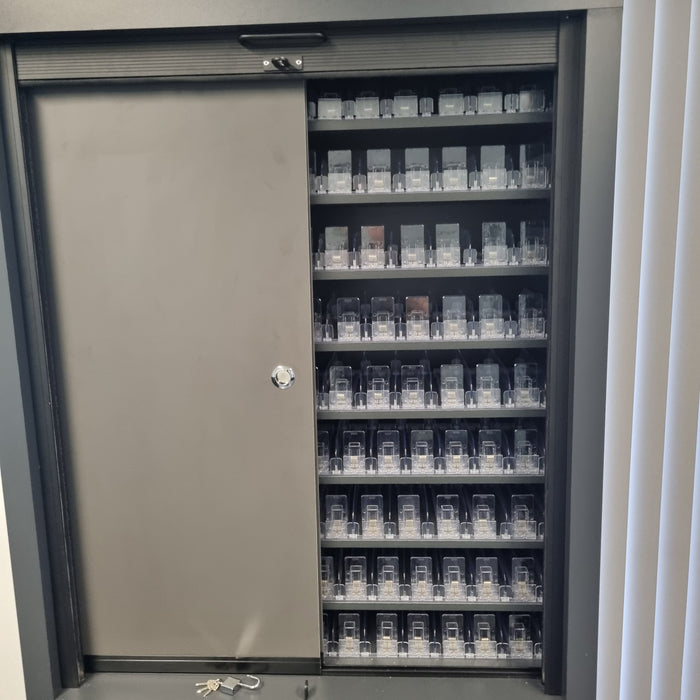 Lockable Full Height Cigarette Cabinet 2100x1000x500mm