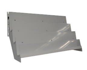 Magazine Display Unit 900mm Long White