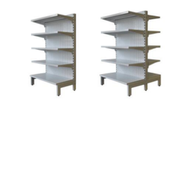 Budget Shelving Volcano Metal Panel with 300mm Base Shelf- White