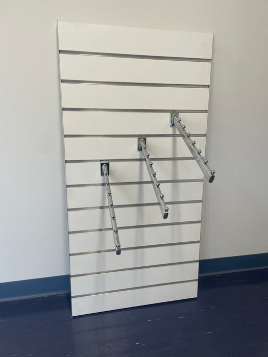 Slatwall - 7-Ball Sloping Arm 400mm