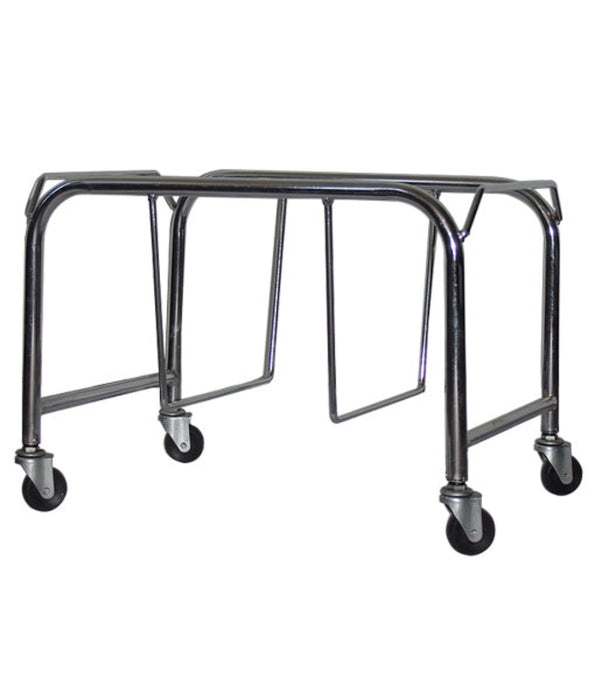 chrome-shopping-basket-stand