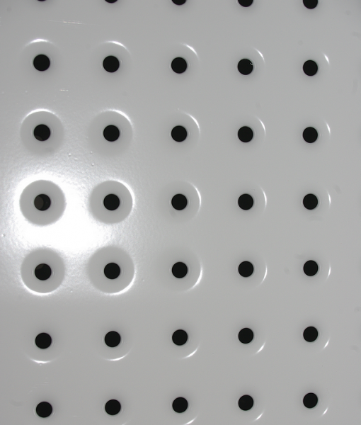 Budget Shelving Volcano Metal Panel with 450mm Base Shelf- White