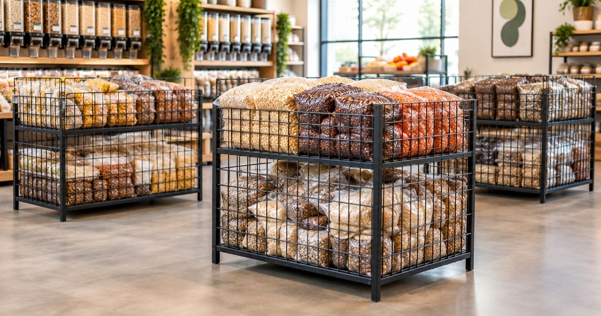 Best wire display stands for bulk food retailers 2026