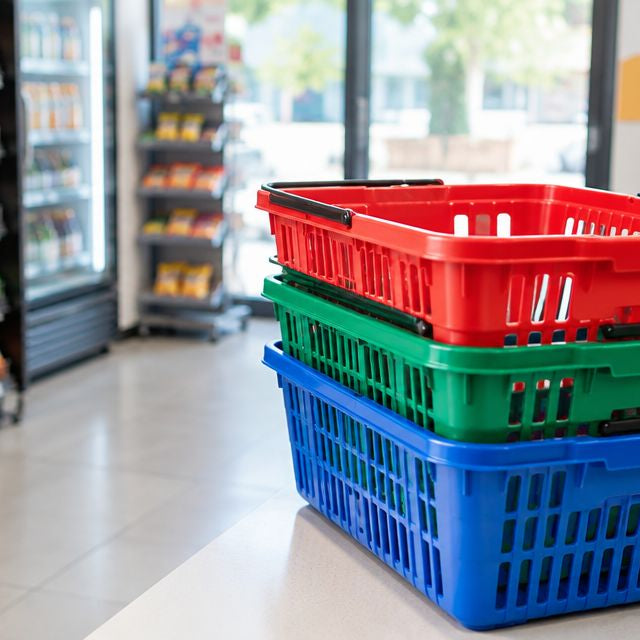 Best plastic shopping baskets for convenience stores 2026