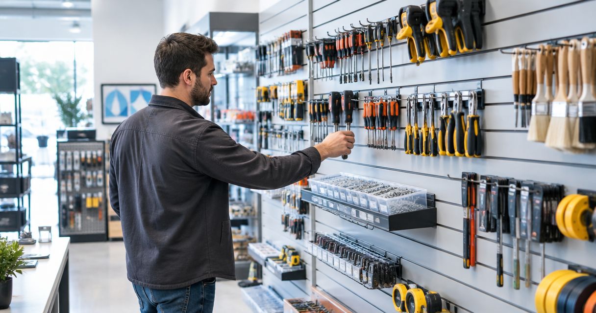 Slatwall panels for hardware and trade stores: complete 2026 guide
