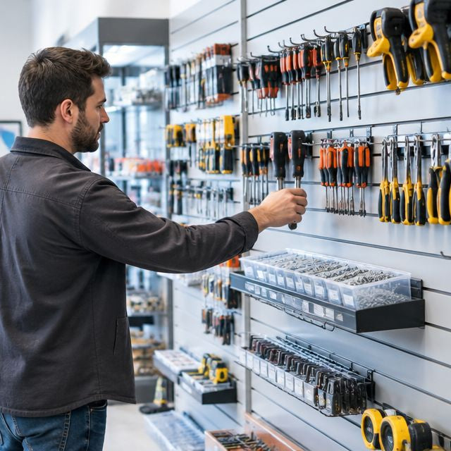 Slatwall panels for hardware and trade stores: complete 2026 guide