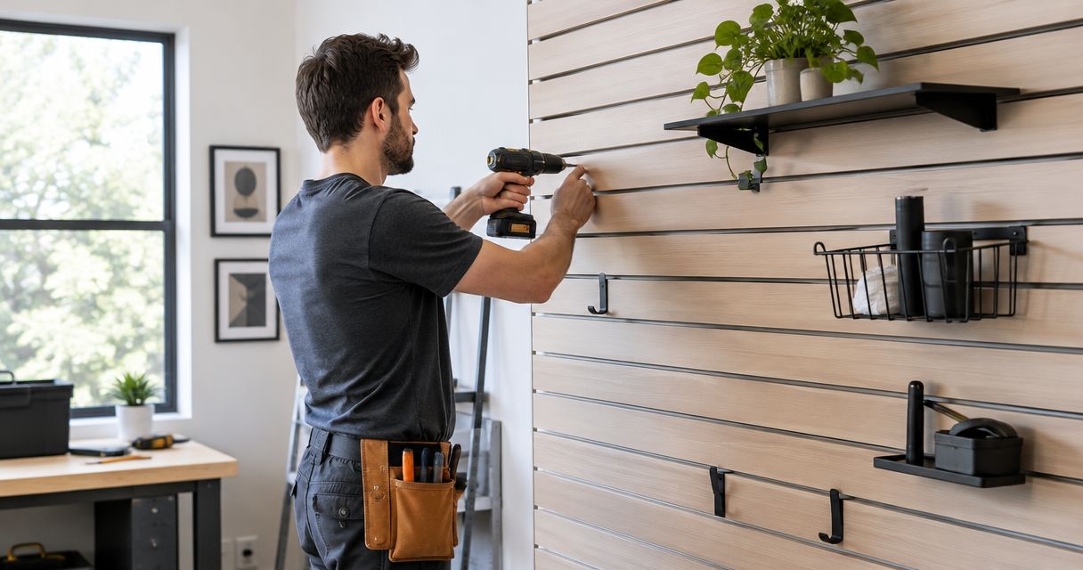 How long does slatwall panel installation take?