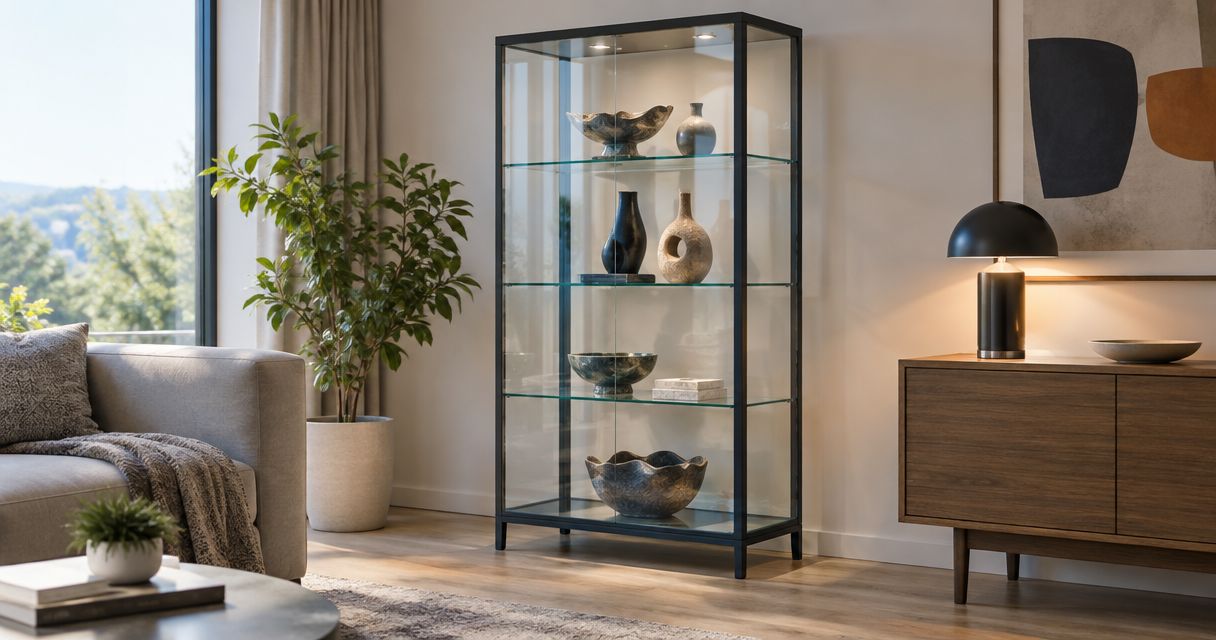 How much does a glass display cabinet cost in 2026?