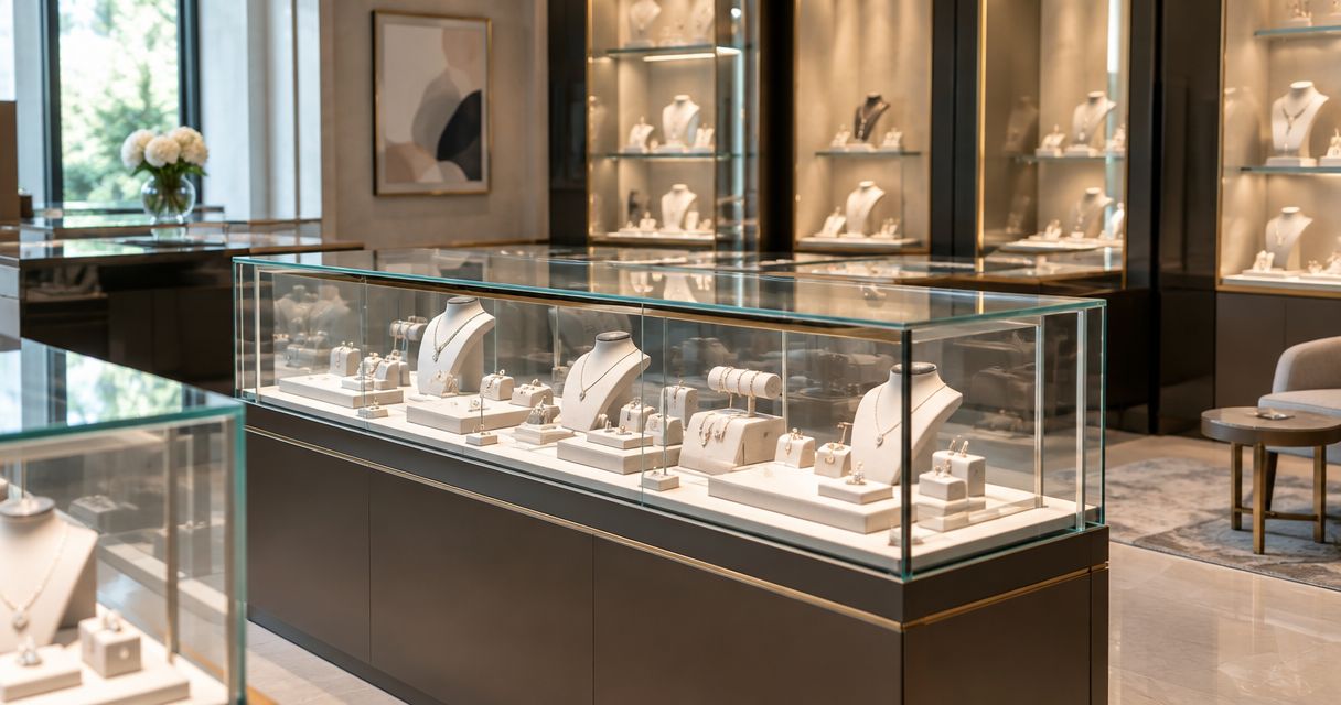 Best glass display cabinets for jewellery stores 2026