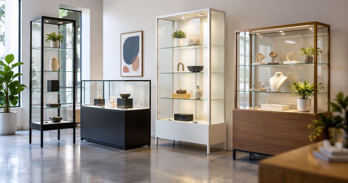 Retail display cabinets ranked by price and size 2026