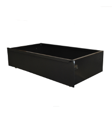 Storage Drawer 900x450x200mm Hammertone (Black)