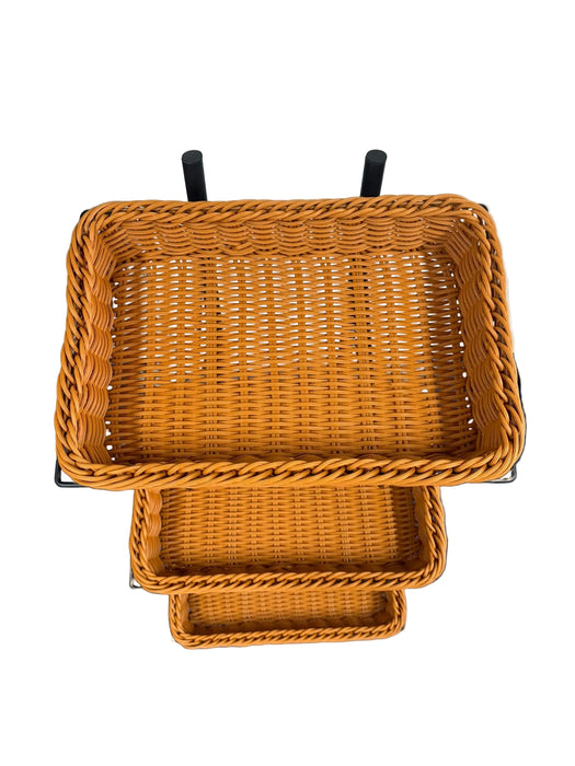 3 Tier Rectangular Wicket Basket