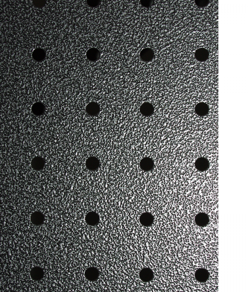 Budget Shelving Flat Panel with 300mm Base Shelf- Hammertone (Black)