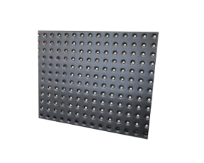 Budget Shelving Volcano Metal Panel with 450mm Base Shelf- Hammertone (Black)